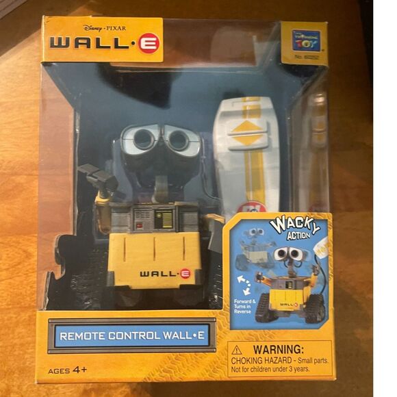 Vintage Disney Pixar Wall-E Remote Control Robot Think Way Boxed Excellent - Picture 8 of 10